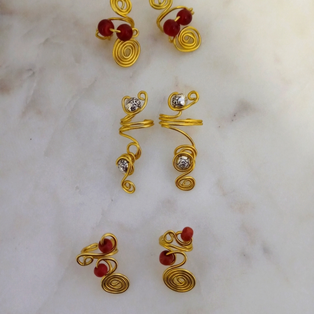 Handmade ear ring cuffs